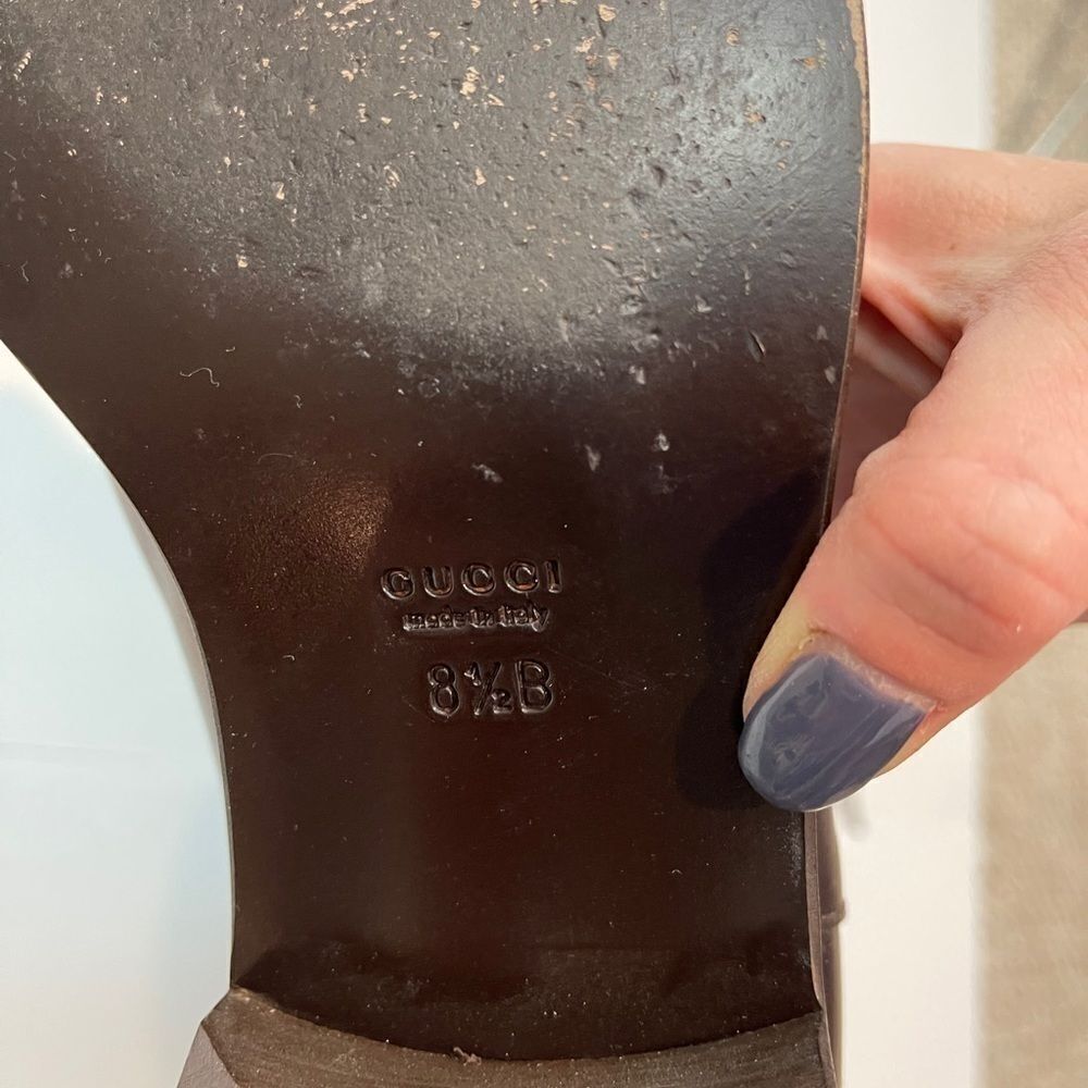 Gucci Suede Leather Riding boots, like new - Picture 10 of 13